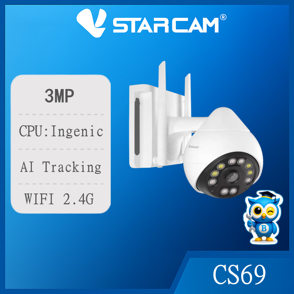Vstarcam CS69 3MP / CS96PRO 5MP WIFI 2.4G-5.8G คมชัด 3 ล้าน มีai สนทนาท ...
