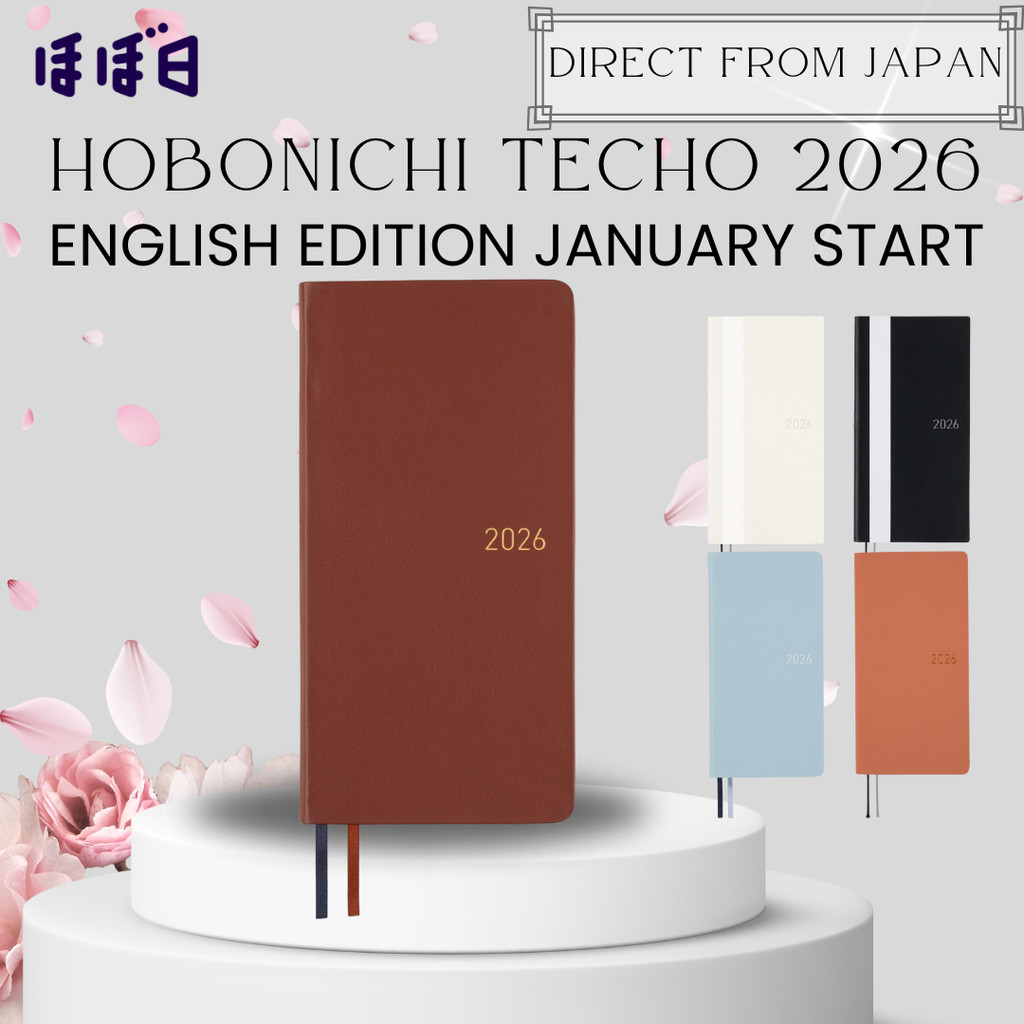 Hobonichi Techo 2026 Weeks English Version - Slim Vertical Weekly ...