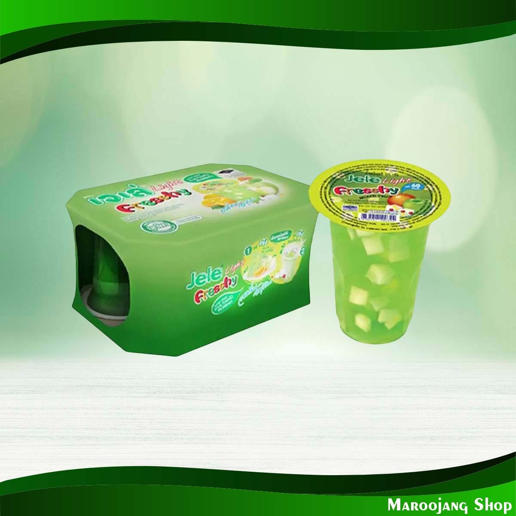 เฟรชชี่ ผลไม้รวม เจเล่ไลท์ 125 มล. x 6 ถ้วย Freshy Mixed Fruits Jele ...