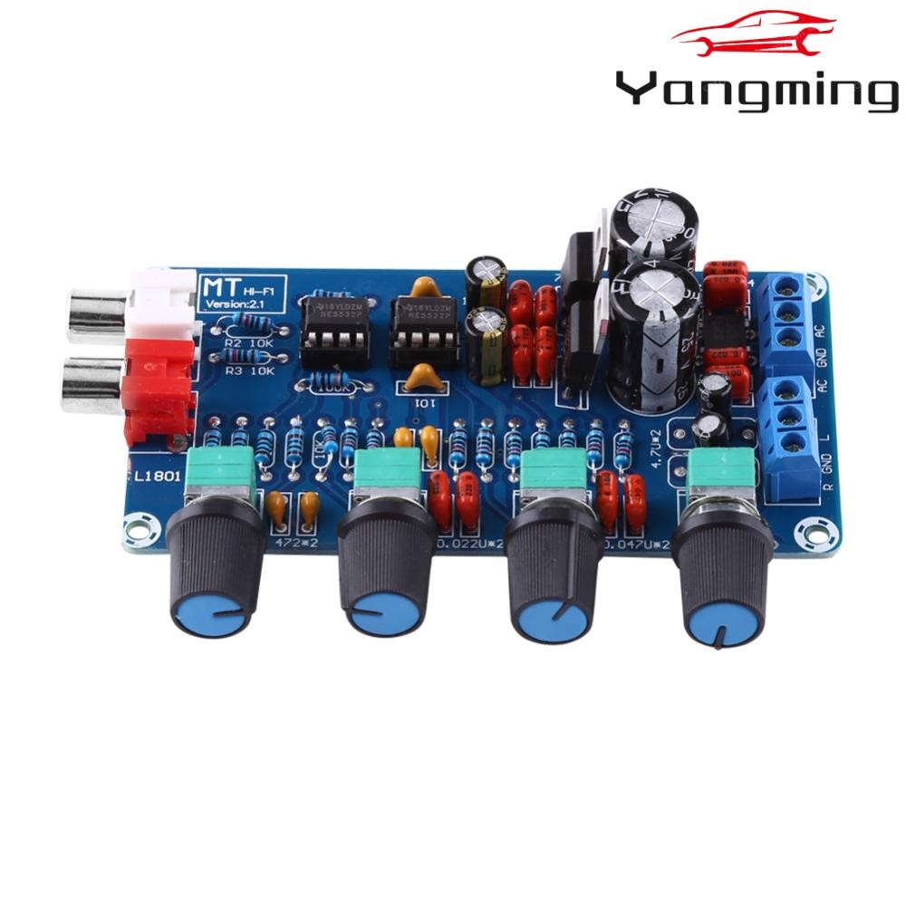 YANGMING Tone Control Board, HiFi Volume Control NE5532 Preamplifier ...