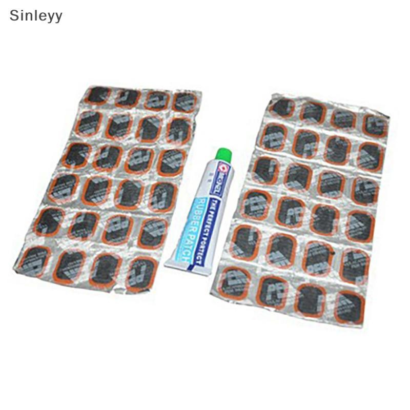ชุดอุปกรณ์ซ่อมหลังคาจักรยาน 48 ชิ้น Cycle Patch Kit กาวสำหรับซ่อมหลังคา ...