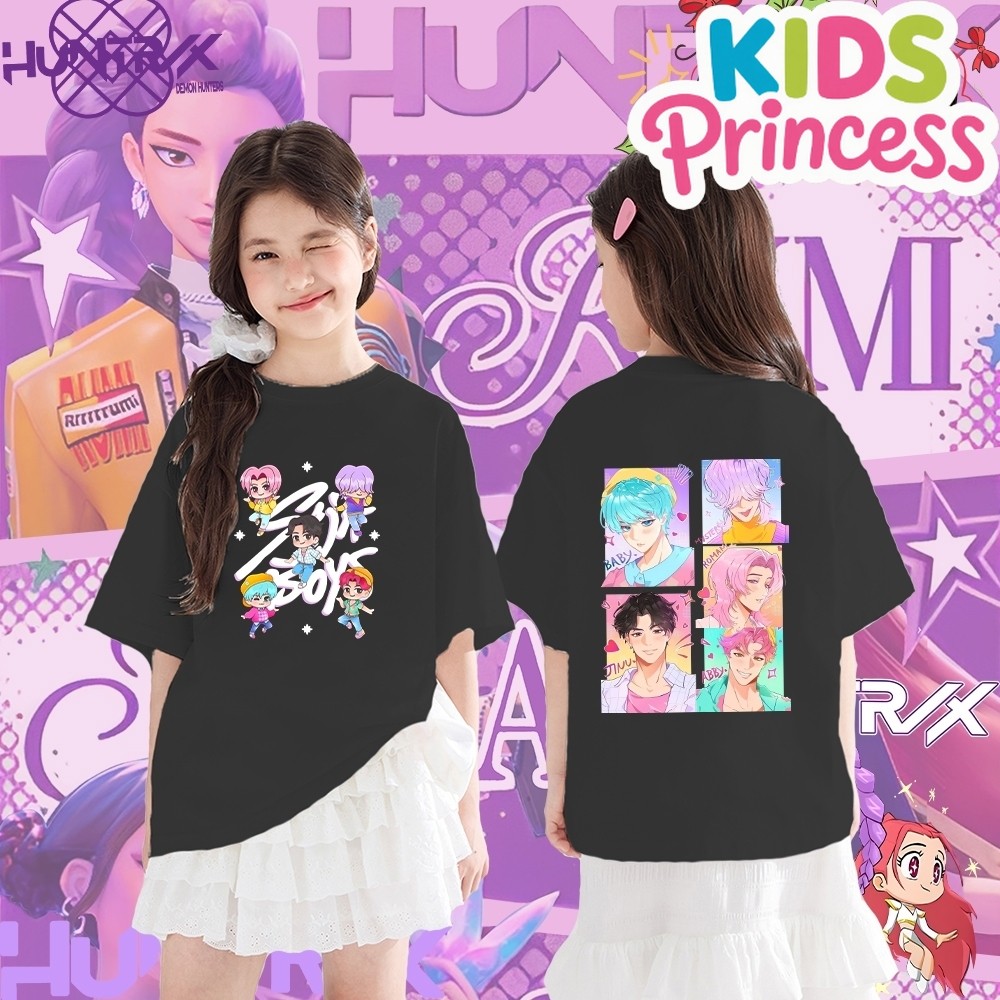 COD(จัดส่งตลอด 24 ชั่วโมง)Kpop Demon Hunters มาใหม่เด็กแขนสั้นเสื้อยืด ...