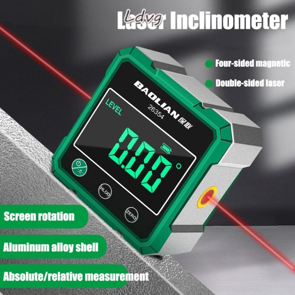 LDVG Laser Inclinometer,ระดับมุมมัลติฟังก์ชั่นแม่เหล็กสี่ด้าน,แบบพกพา ...