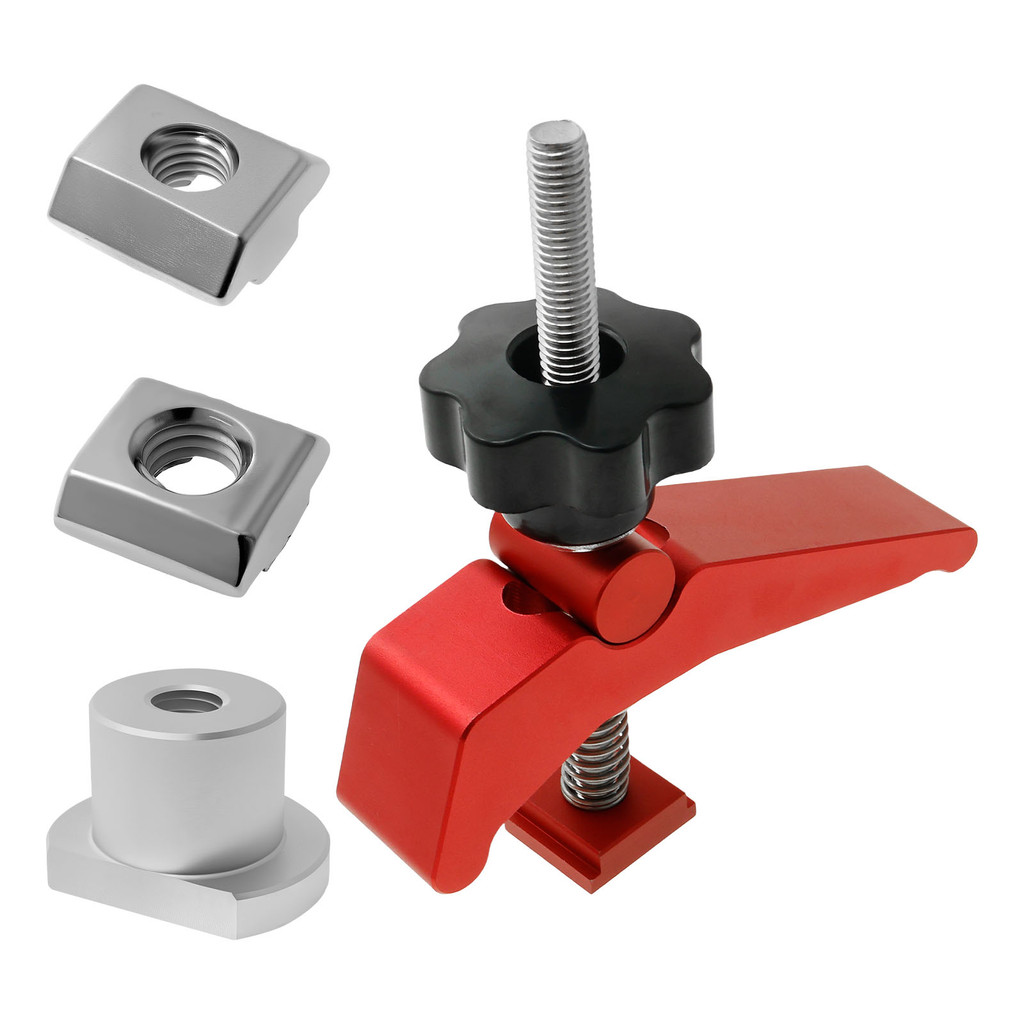 Reusable T Track Hold Down Clamp Long Lasting T Track Clamp Kit ใช้งาน ...