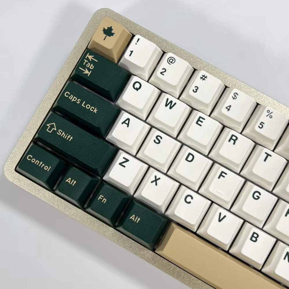 163 คีย์ British Racing คีย์บอร์ด Keycaps โปรไฟล์เชอร์รี่ Double Shot ...