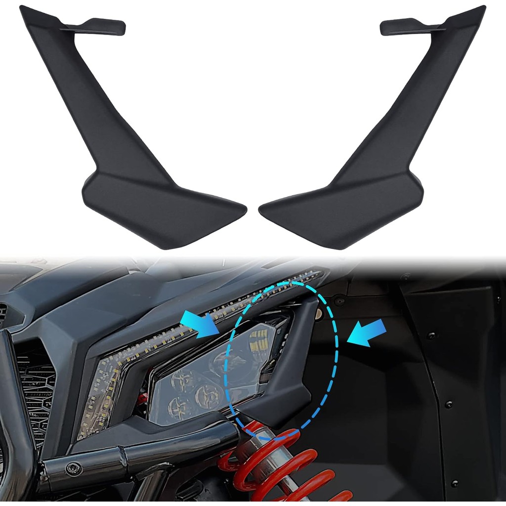 ฝาครอบไฟหน้า Trim ใช้งานร่วมกับ 2017-2025 Can-Am Maverick X3 XDS XRS ...