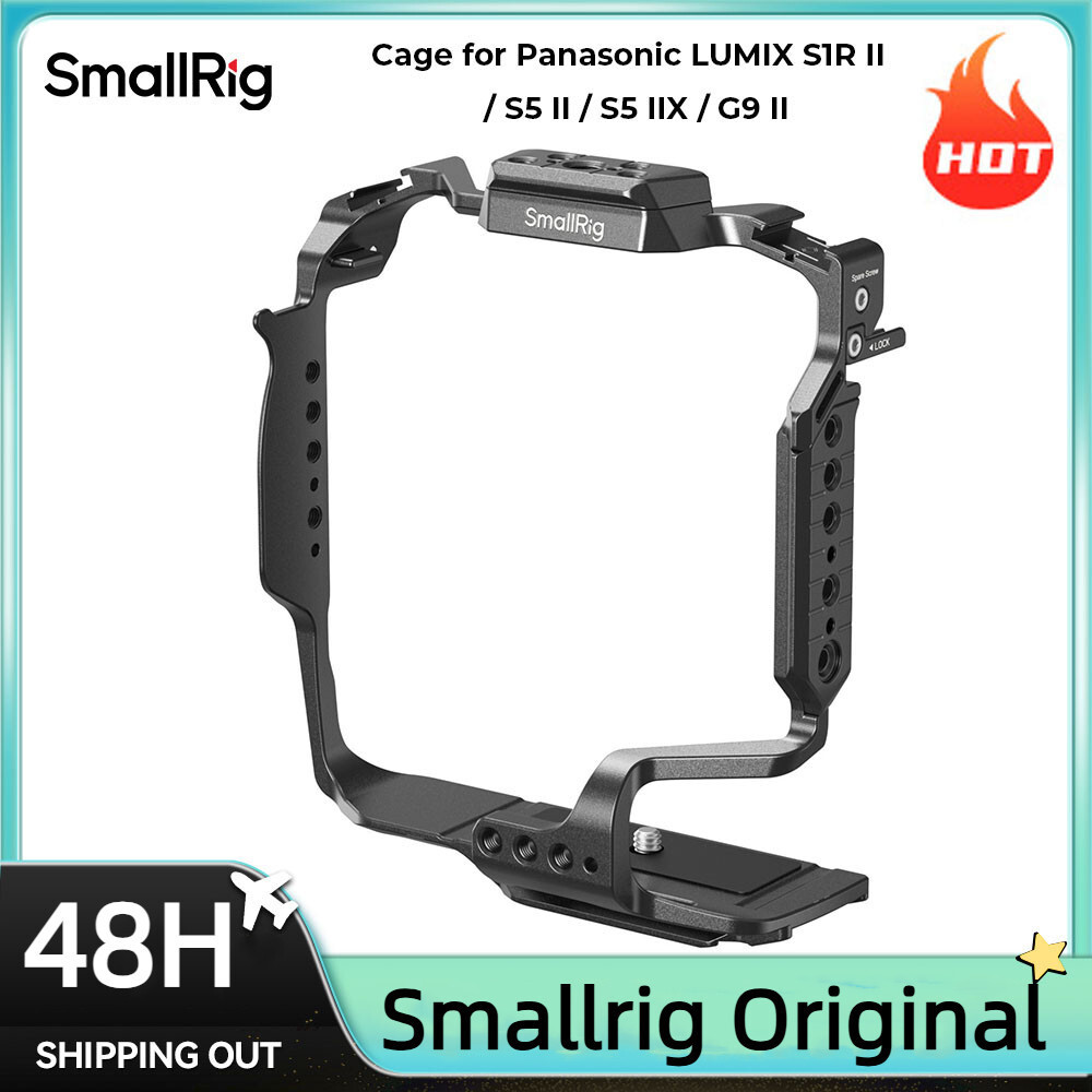 SmallRig Gabbia Per Panasonic Lumix S1R II, S5 II, S5 IIX E G9 II – Modello 4902