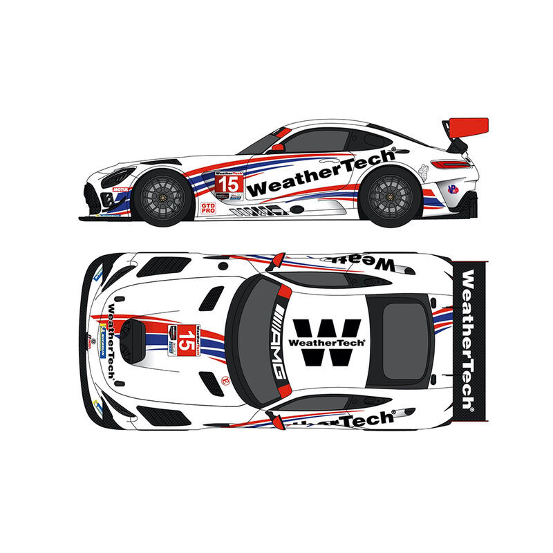 AGMGT3 Garland สติกเกอร์รถ Drift รถสติกเกอร์ Decal ยุงรถ 1/10 แบนวิ่ง ...