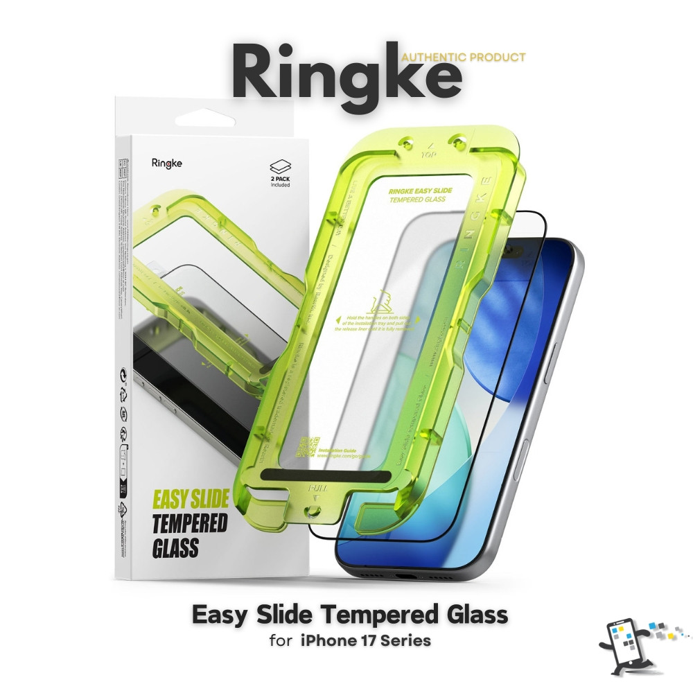 Ringke Easy Slide Tempered Glass กระจกนิรภัยสำหรับ iPhone 17 Pro Max ...