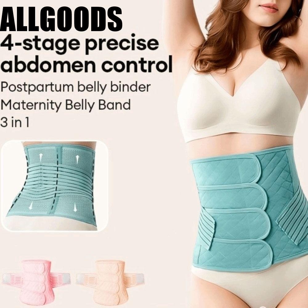 ALLGOODS เทรนเนอร์เอว, Tummy Control Belly หดตัวหลังคลอด Body Shaper ...