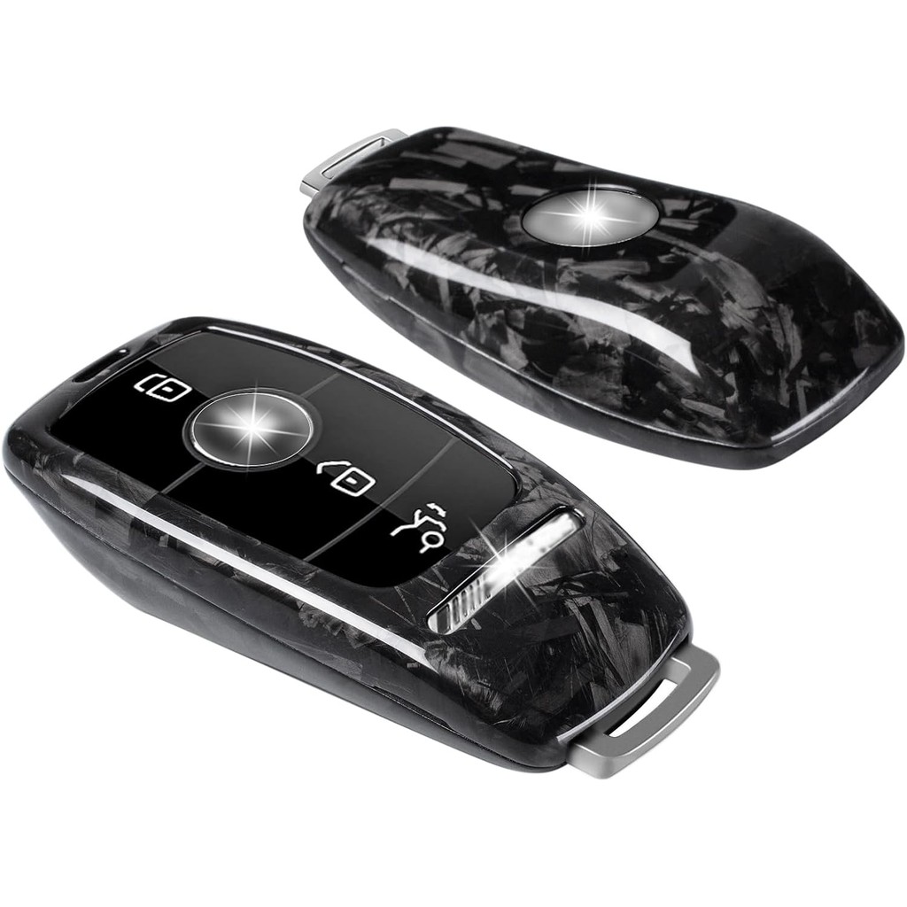 T-carbon Key fob Cover ใช้งานร่วมกับ Mercedes Benz AM G,Real คาร์บอนไฟ ...