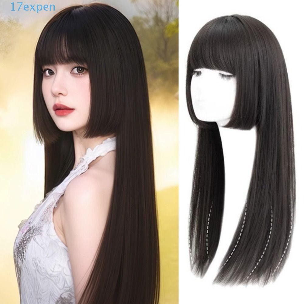วิกผมทรง princess cut bangs สังเคราะห์ญี่ปุ่น สำหรับ party และการคอสเพล ...