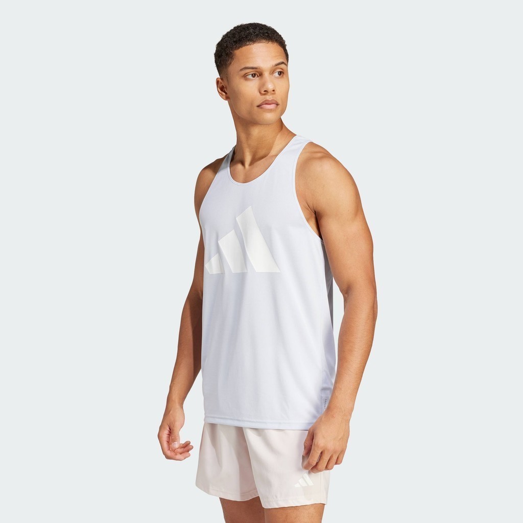adidas วิ่ง เสื้อกล้าม Run It ผู้ชาย สีน้ำเงิน IN0087 | Shopee Thailand