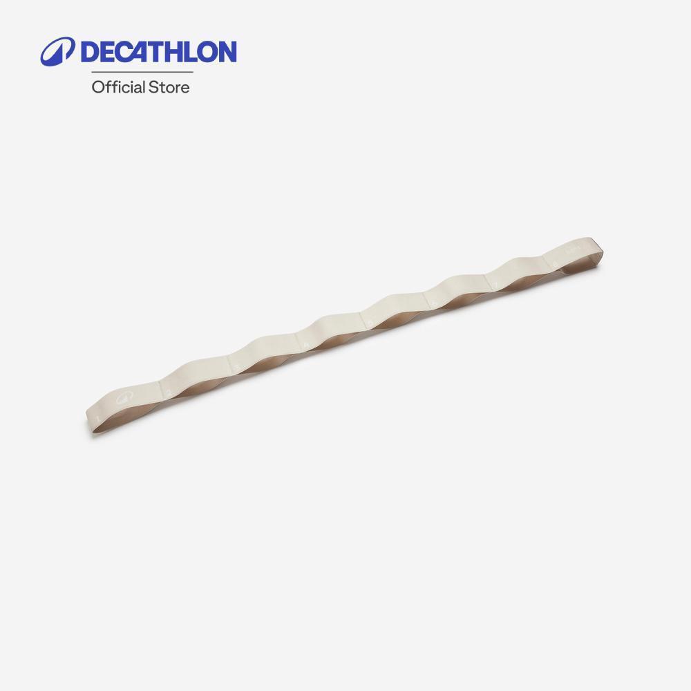Decathlon Fitness Resistance Fabric Band 7 Kg Low Resistance Beige