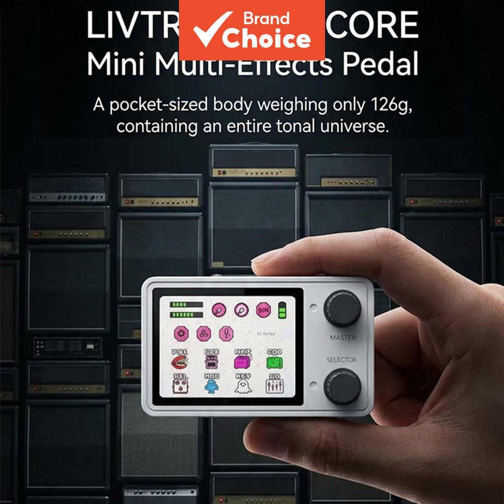 LIVTRA NANOCORE กระเป๋ากีตาร์ Multi Effects เหยียบ 2.4 นิ้วหน้าจอสี ...