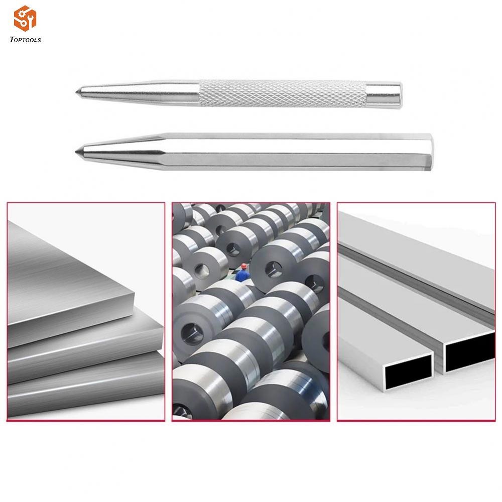 2 ชิ้น Center Punch Locator Fitter Chisel Point Punch Locator เจาะโลหะ ...