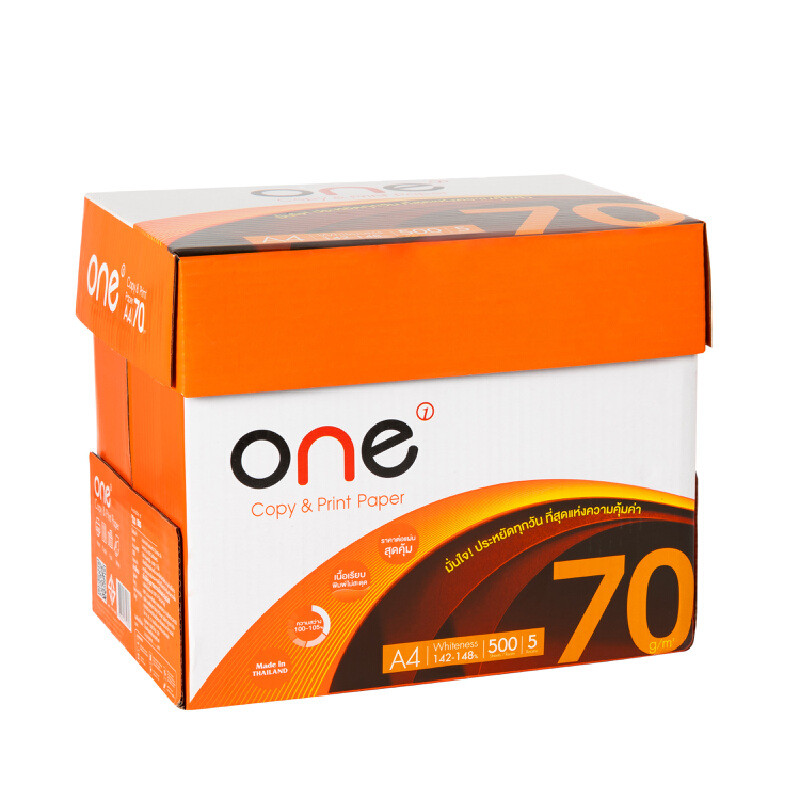 รีวิวกระดาษ ONE A4 70 แกรม 5 รีม