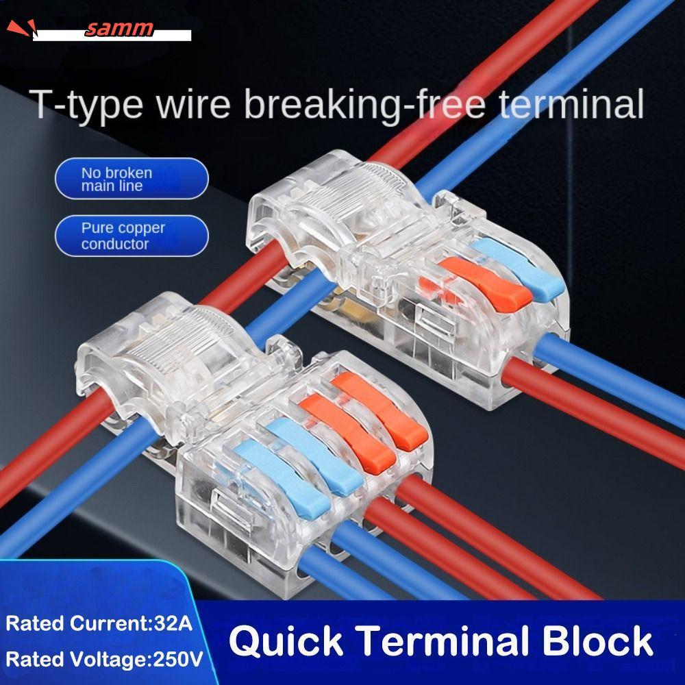 SAMM Quick Terminal Block, Mini T ประเภทขั้วต่อสายไฟ, Docking Universal ...