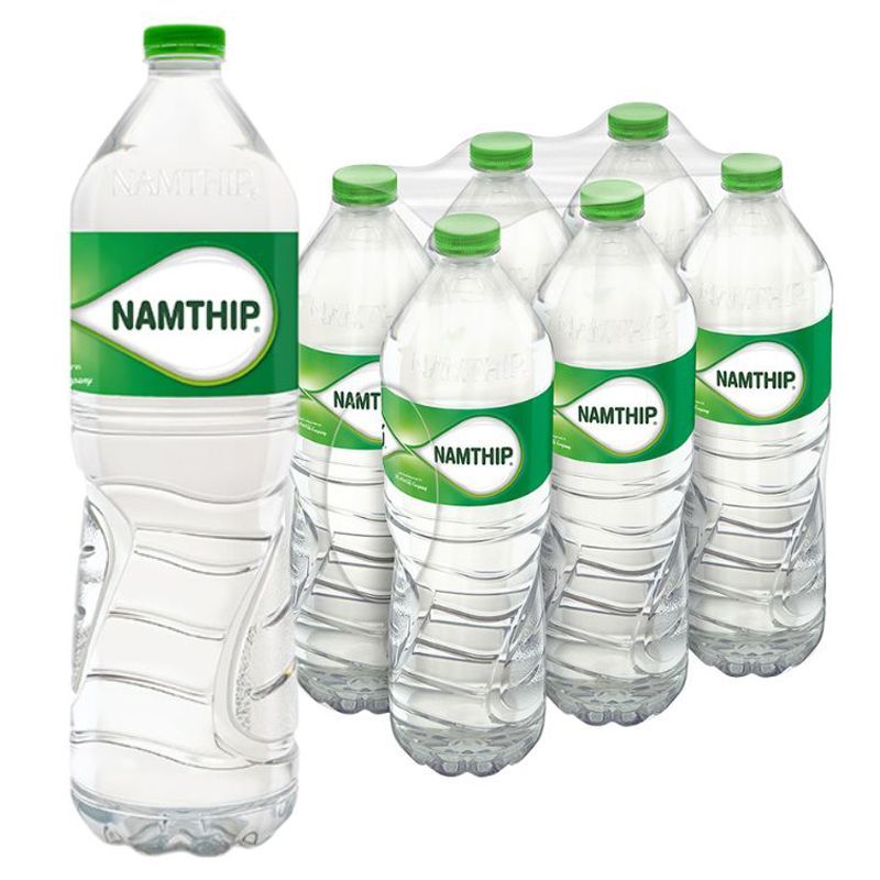 น้ำทิพย์น้ำดื่ม 1.5ลิตร แพค 6 Namthip Drinking Water 1.5ltr. Pack 6 ...