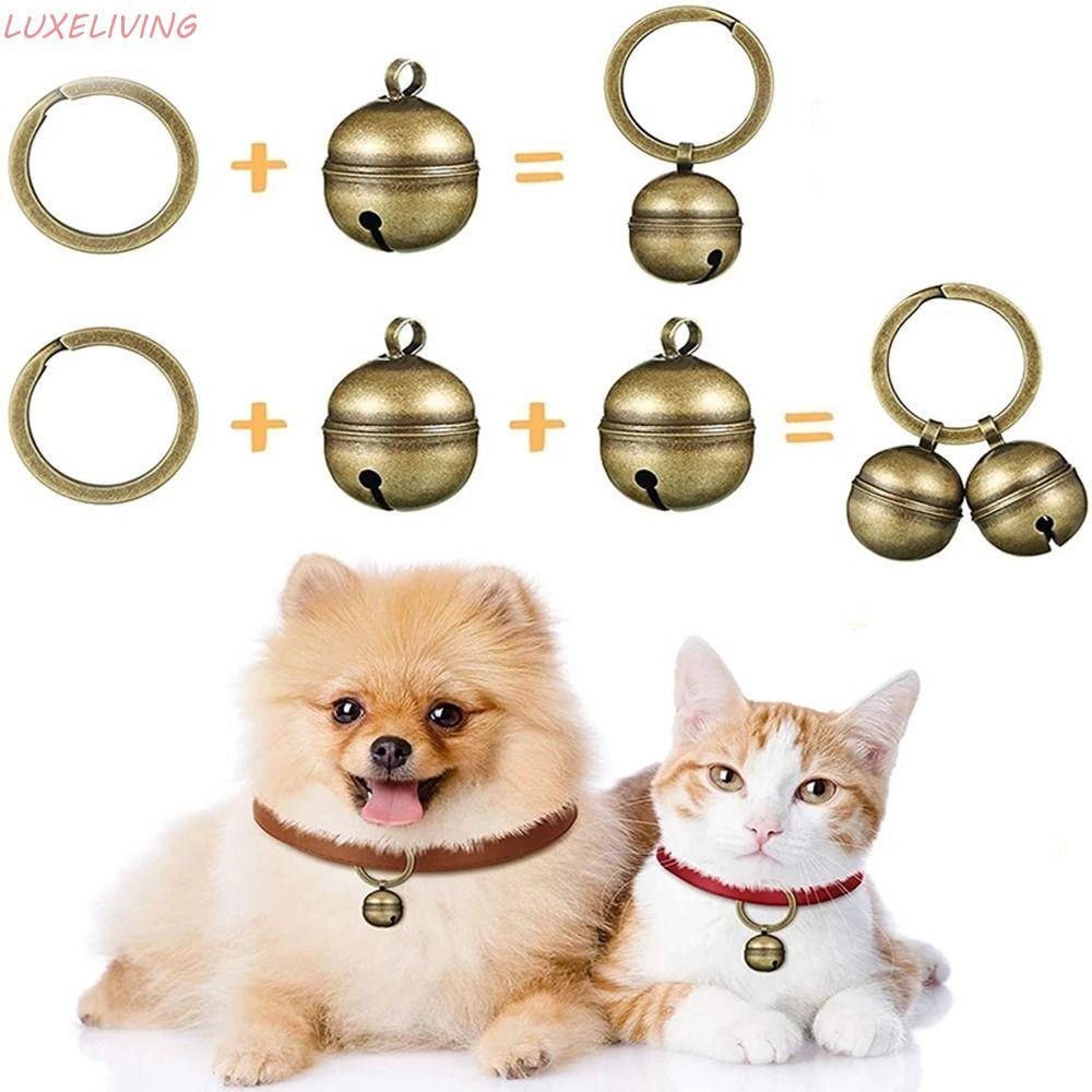 LUXELIVING Cat Bell Creative DIY สําหรับต้นคริสต์มาสแหวนแบนสร้อยคอ ...