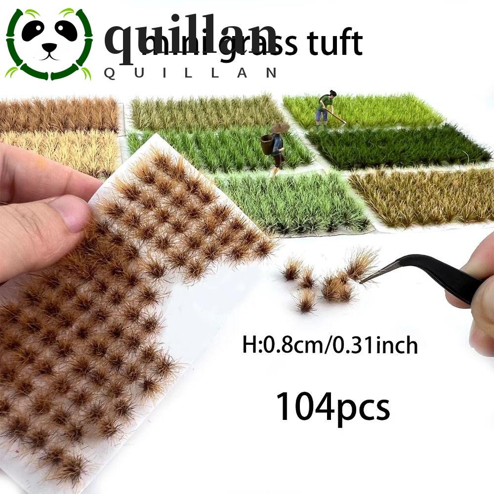 QUILLAN Grass Tuft Model, Static Scenery Terrain Model Kit Miniature ...