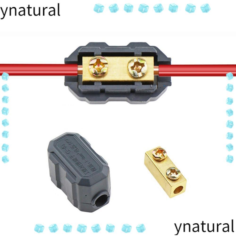 YNATURAL Quick Terminal Block, Conductor Brass High Power Splitter ...
