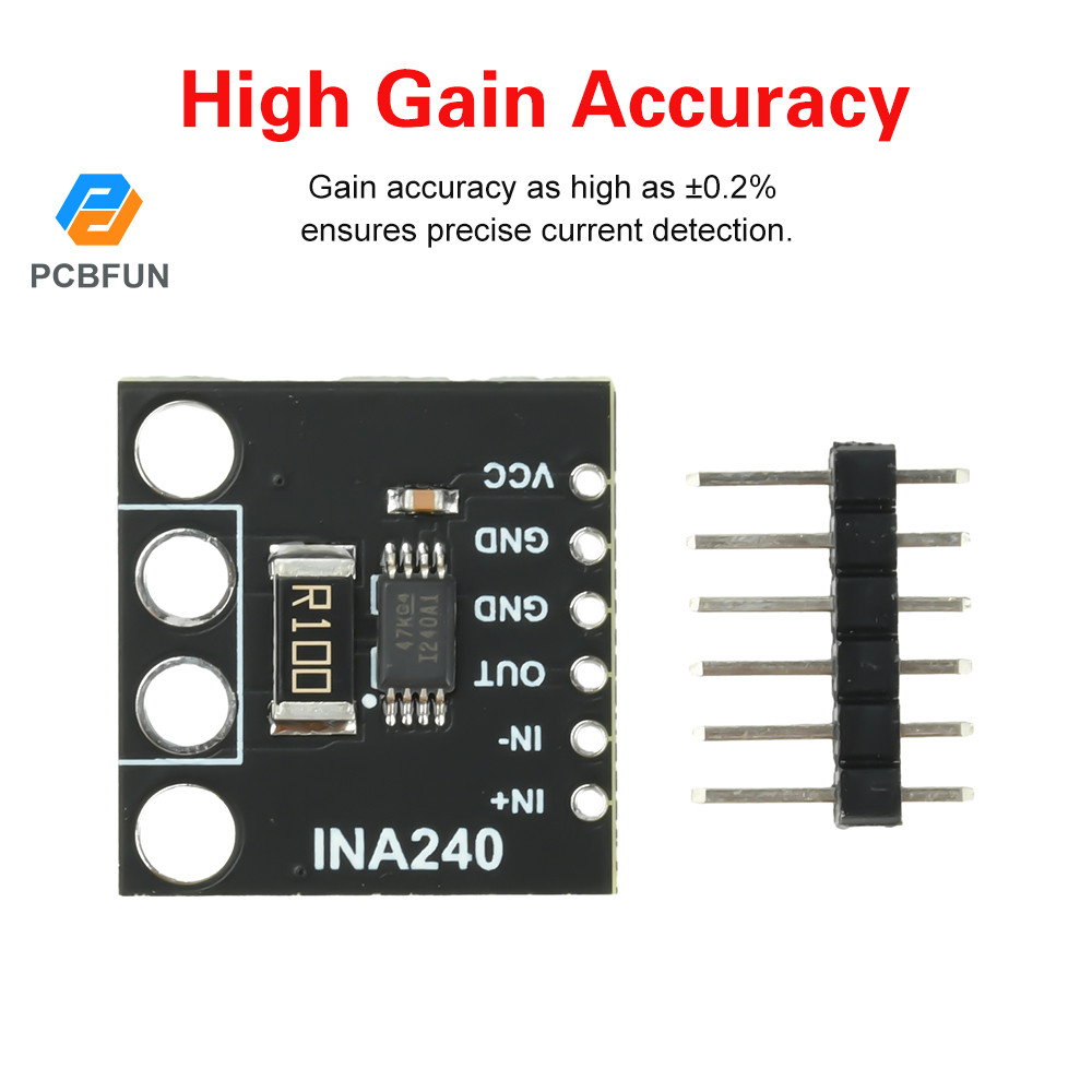 Pcbfun INA240A1/2/3/4 Current Detection Amplifier Ina240 โมดูลการ ...