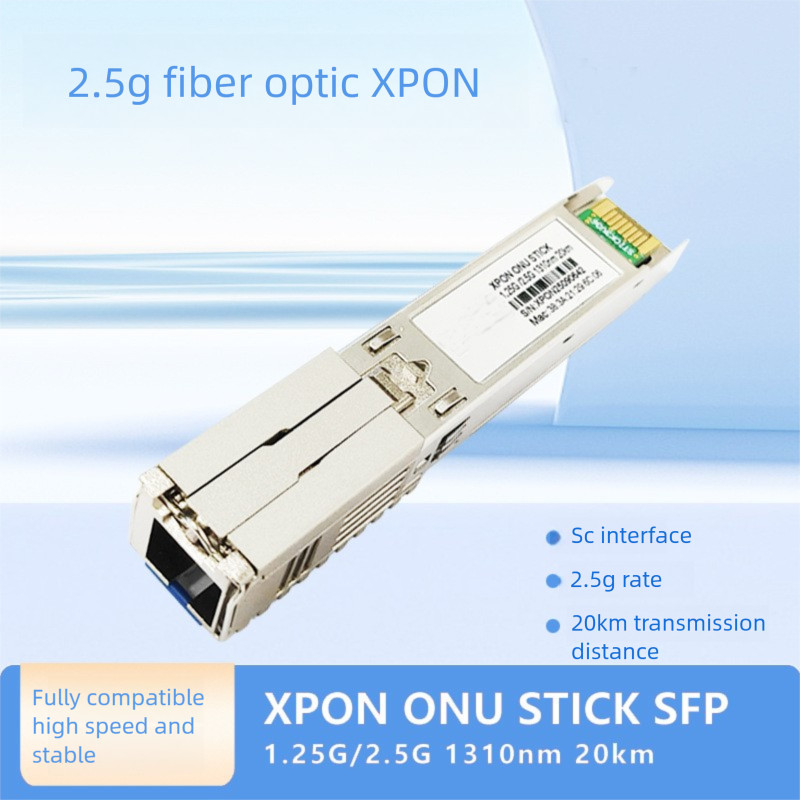 EGPON-Stick โมดูล Gigabit Cat Stick Optical Fiber 2.5G เปลี่ยน Optical ...