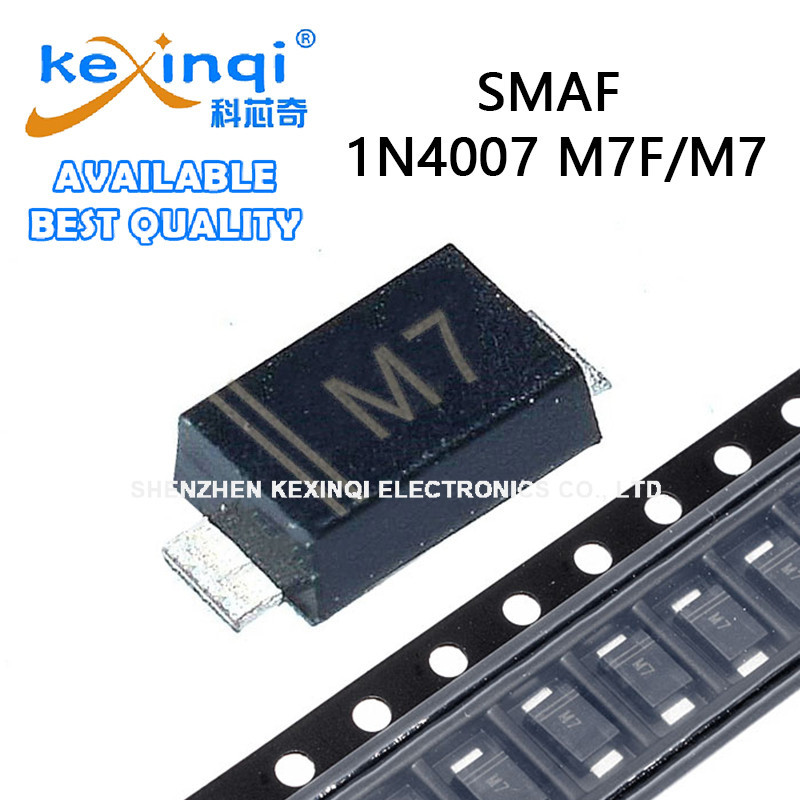 (50-200 ชิ้น) 1N4007 M7F/M7 SMAF SMD ทรานซิสเตอร์วงจรเรียงกระแสไดโอด ...