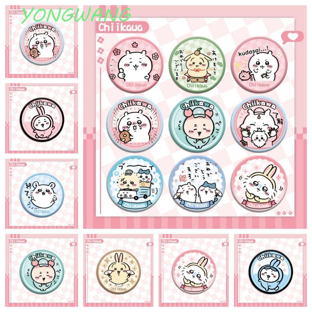 YONGWANG เข็มกลัดอนิเมะ Chikawa Pin, Momonga Rakko Hachiware แบบ ...