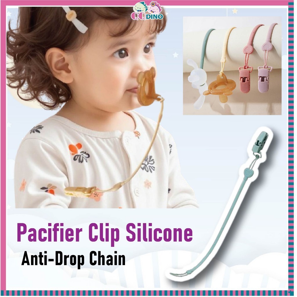 Anti-dropping Chain Baby Pacifier Chain แท่งบดเด็ก Anti-dropping เชือก ...