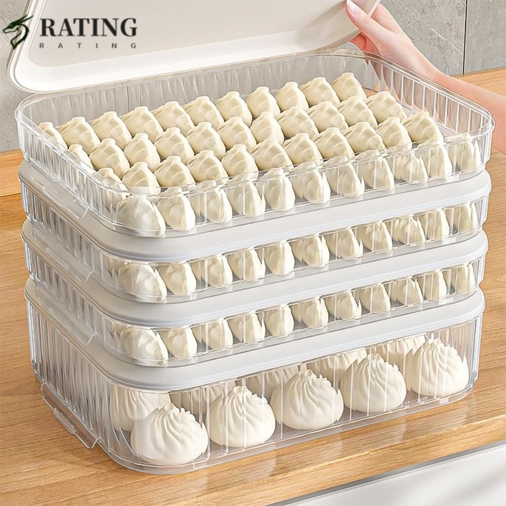 กล่องเก็บเกี๊ยว RATIN, Fresh-Keeping Stackable Freezer Storage ...