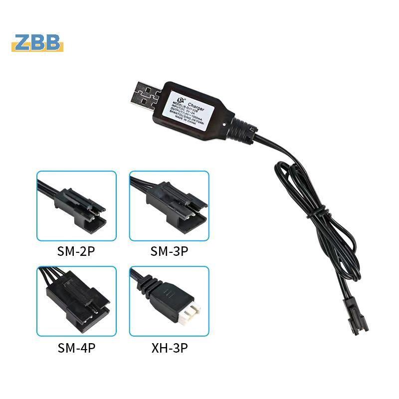 ZBB> 7.4V (3.7V X2) Charger SM-2P/3P SM-4P Reverse XH-3P/4P Li-ion ...