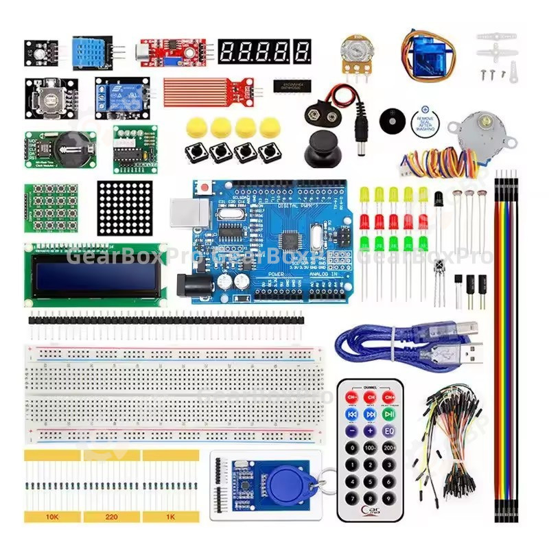 Arduino UNO R3 Super Starter Kit with RFID and Breadboard 830