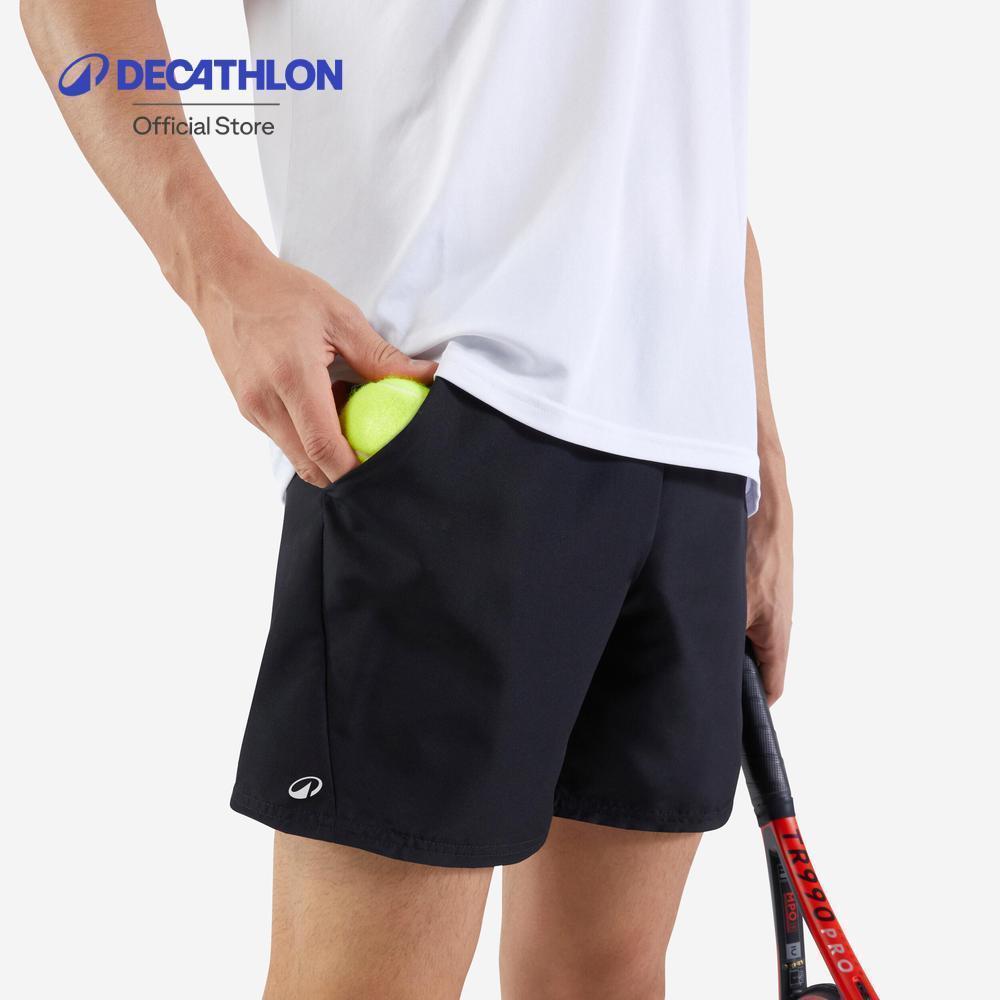 Decathlon Men’S Tennis Shorts Essential กางเกงเทนนิสขาสั้นรุ่น Dry Tsh 100 – Black