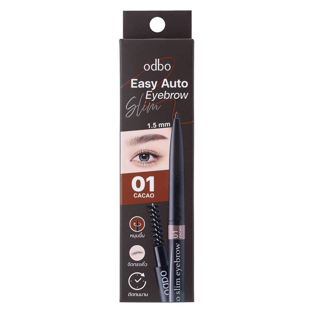 [📦 ส่งด่วน - ราคาถูก ] [ของแท้] ดินสอเขียนคิ้ว odbo Easy auto slim eyebrow :: OD781