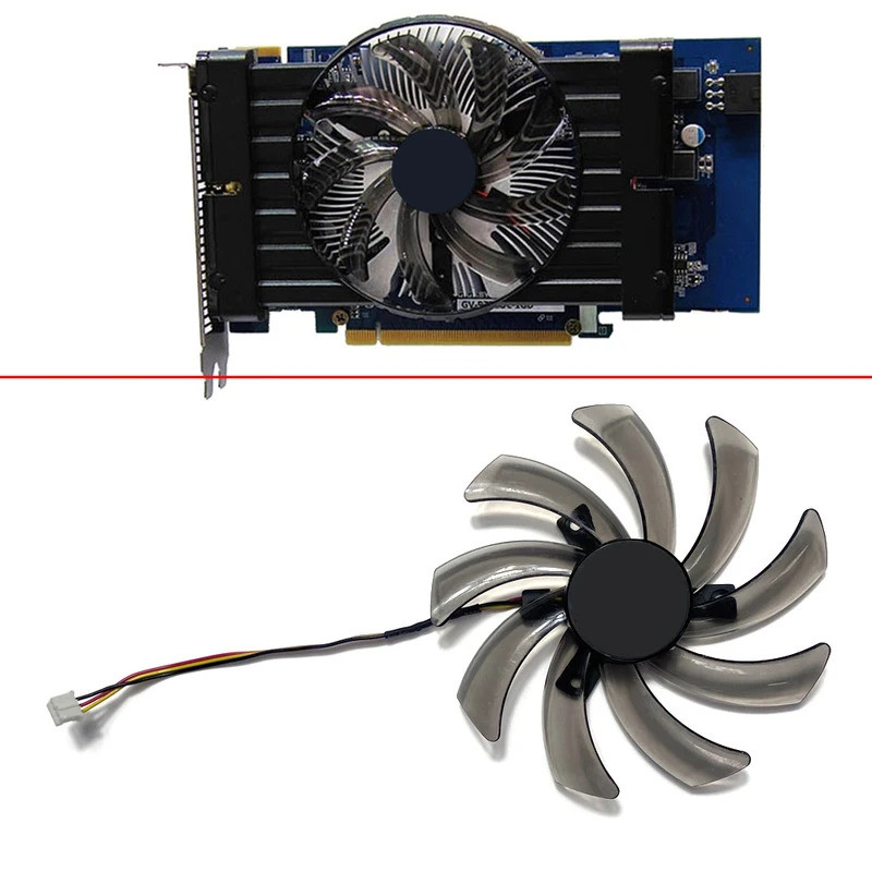 3PIN PLD10010S12H T129215SM Cooler พัดลมใช้สําหรับ Gigabyte HD 7770 ...