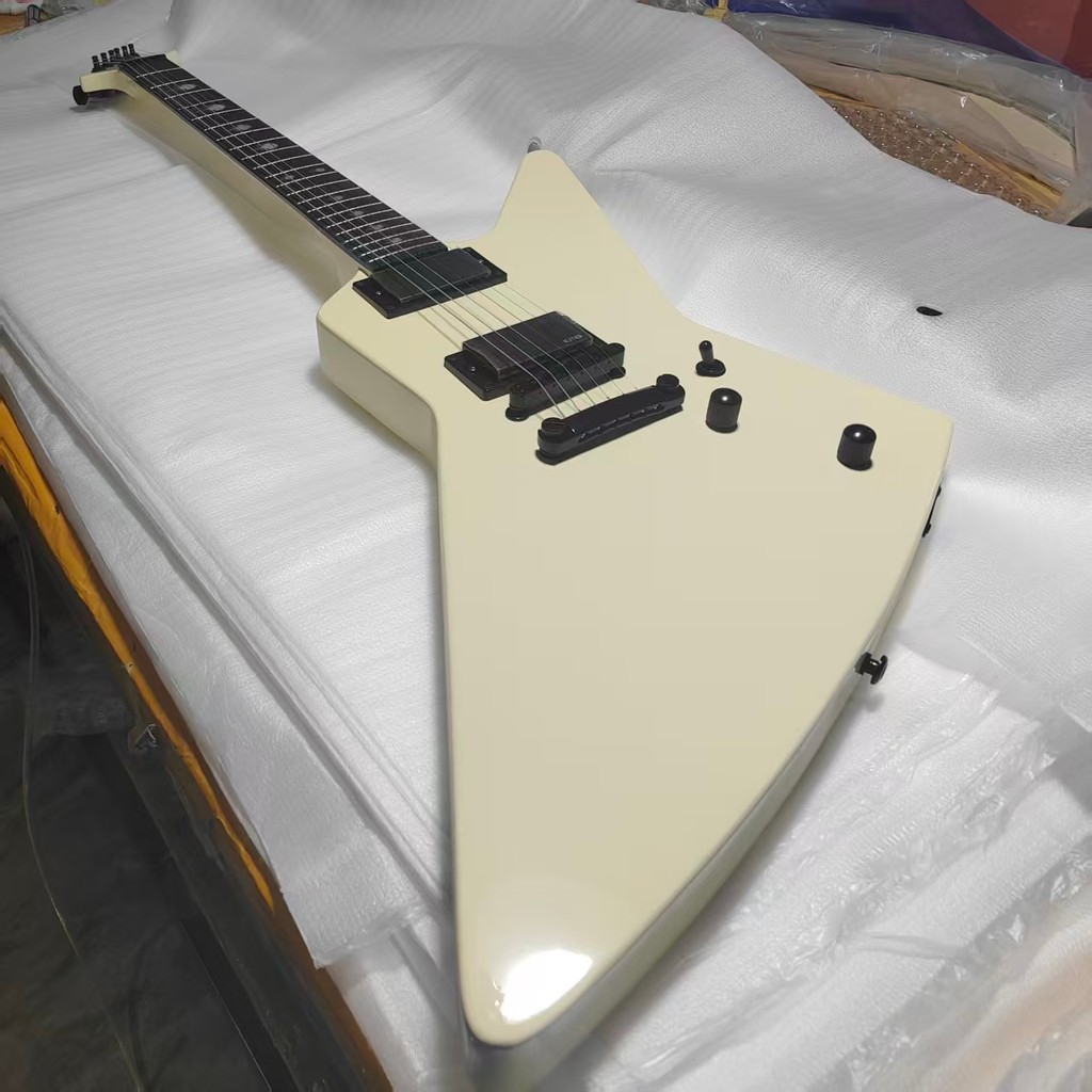 ESP Explorer กีตาร์ไฟฟ้า EMG รถกระบะมือขนาดเล็ก Inlays กีตาร์มืออาชีพ ...