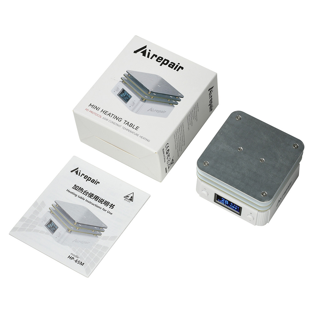 Airepair Mini Hot Plate Rework Station สำหรับบัดกรีและซ่อมบอร์ด PCB SMD ...