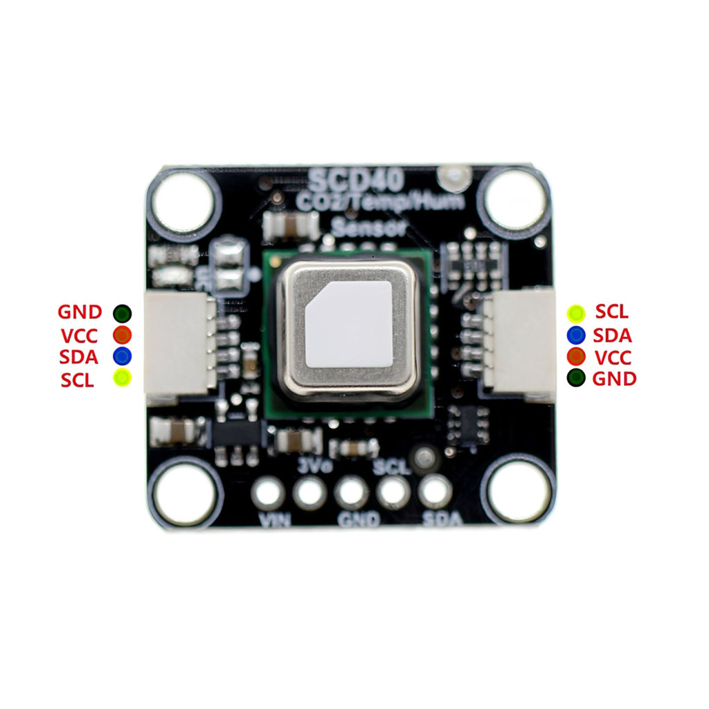 SCD40 SCD41 CO2 Sensor STEMMA QT Qwiic I2C 0x62 Microcontroller ...