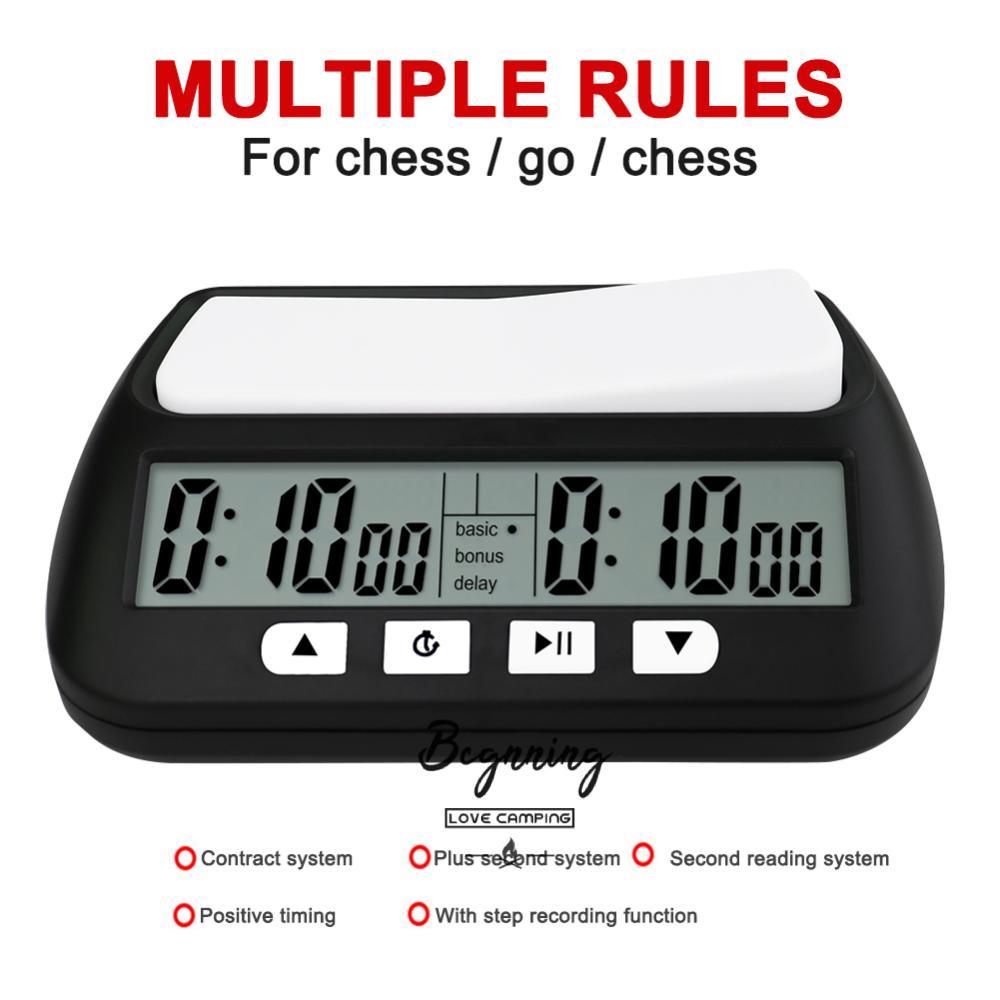 จัดส่งจากกรุงเทพ นาฬิกาหมากรุก Portable Chess Clock Timer Professional ...