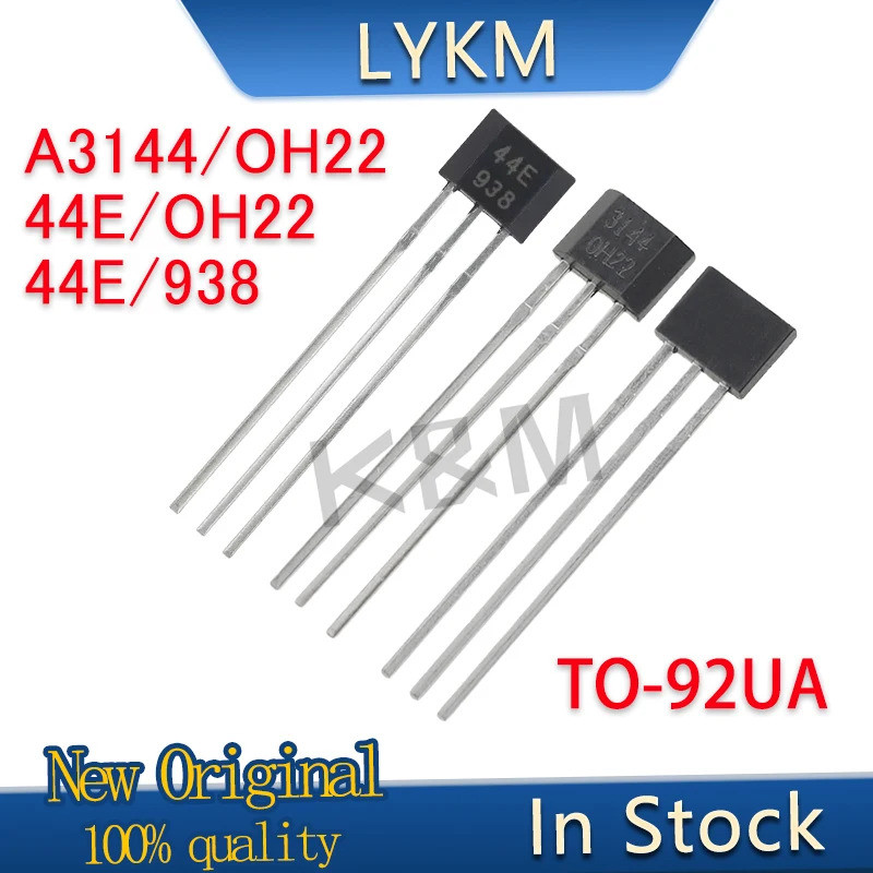 20-50/PCS ใหม่ A3144/Y3144 เซ็นเซอร์/มอเตอร์ไร้แปรงถ่าน/มอเตอร์ TO-92UA ...