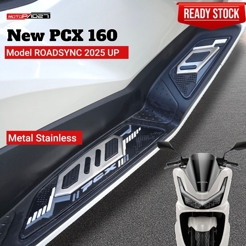 New pcx 160 2025 Abs Cbs Roadsync v2 motopad27 พักเท้าพรม | Shopee Thailand
