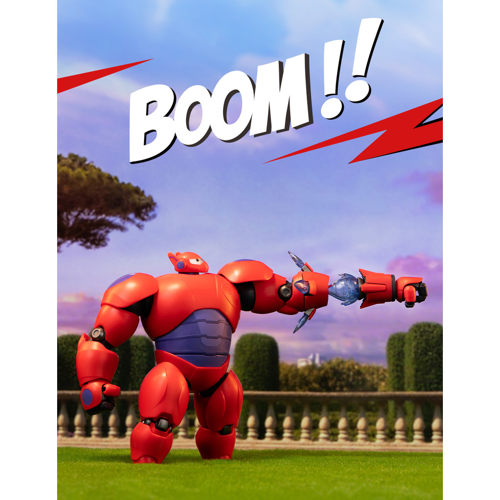 GONG Big Hero 6 Baymax Assembly Model 18CM Poseable Action Figure