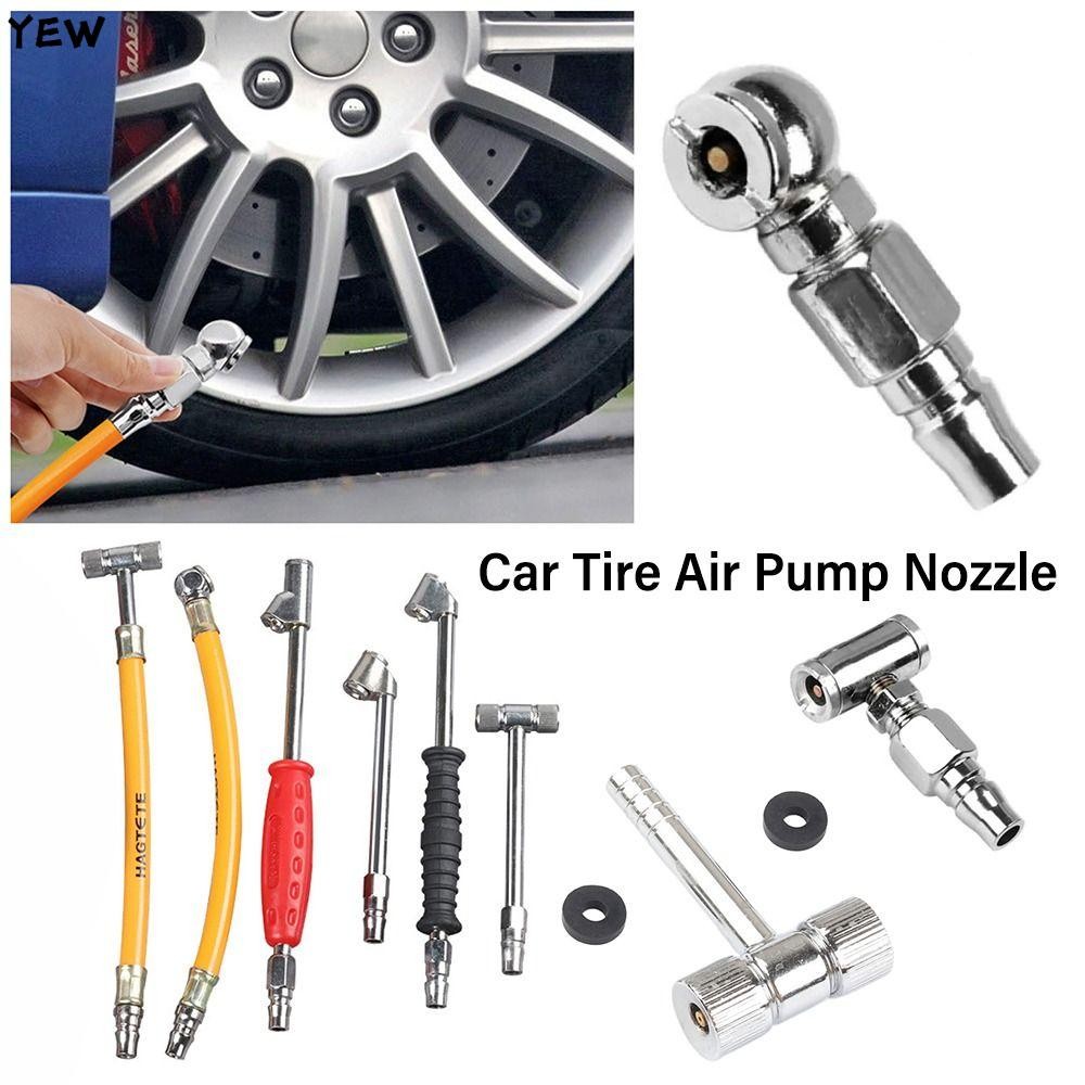 YEW หัวฉีดปั๊มลมยาง, Tyre Air Connection Locking Dual Head Tyre Air ...