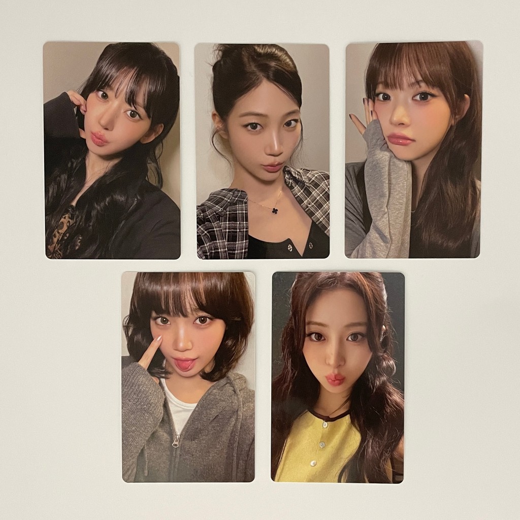 พร้อมสต็อก] LE SSERAFIM - SPAGHETTI WEVERSE FAN SIGN PHOTOCARD