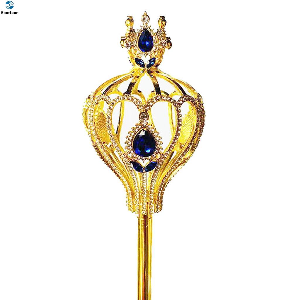 Queen Scepter เครื่องแต่งกาย Staff Gold การ์ตูน Princess Wand บทบาทเล่น ...