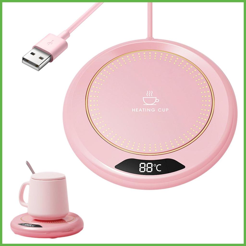 แก้วอุ่น 3 ระดับอุณหภูมิสมาร์ท USB เครื่องทําความร้อน Coaster 20w ไฟฟ้า ...