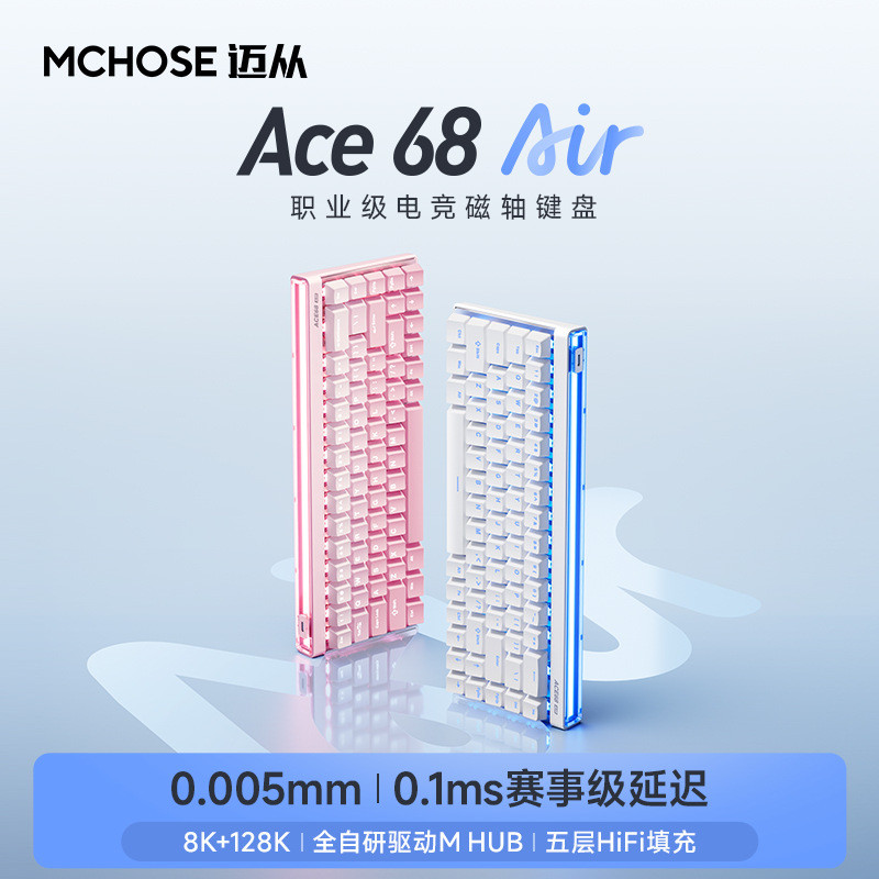 MCHOSE จาก Ace68Air Axis Mechanical Gaming Game Light Box แบบมีสายที่ ...