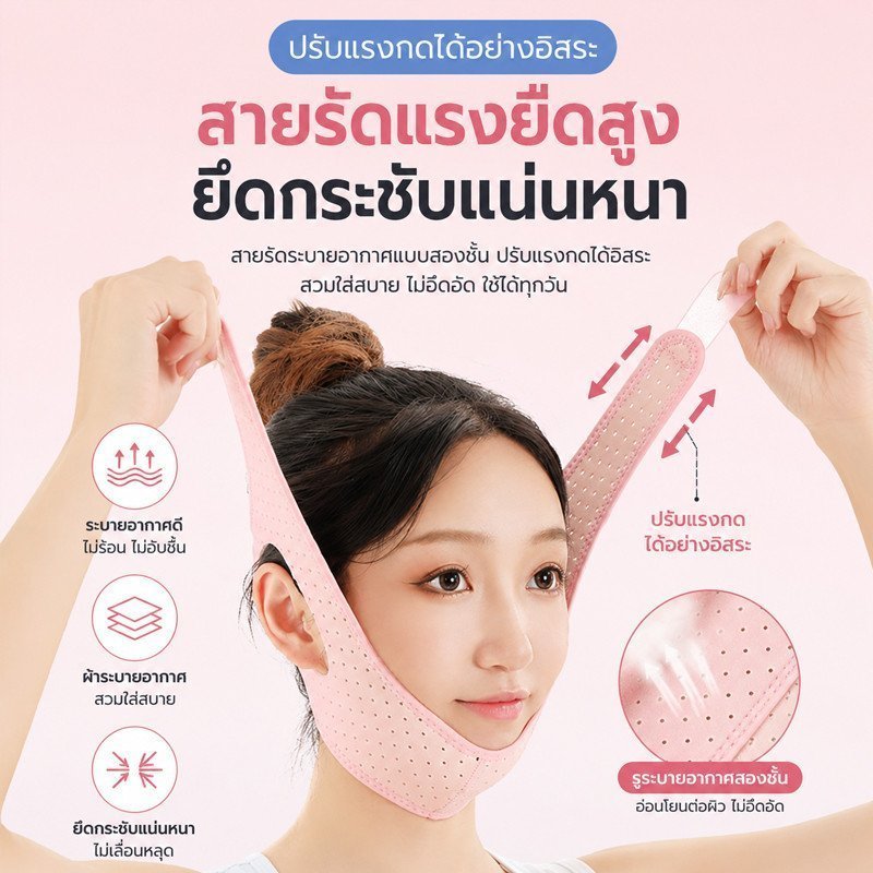 Anti Snoring Chin Strap ปรับ Soft Neoprene Jaw สนับสนุน Sleep Aid ปาก ...